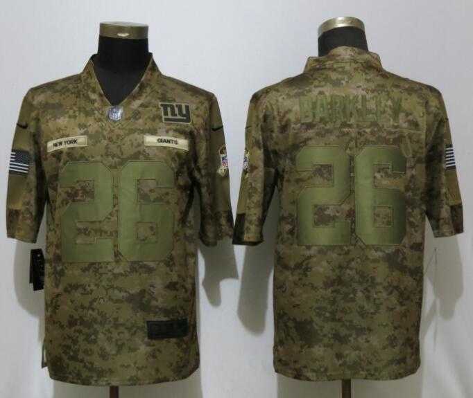 Nike Giants 26 Saquon Barkley Camo Salute To Service Limited Jersey,We sell and wholesale Nike Giants 26 Saquon Barkley Camo Salute To Service Limited Jersey on line form chian!